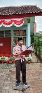Peringatan Upacara Hari Pramuka ke-64 Saling Bersinergi SD Negeri Cimanggis 01 dan SD Negeri Cimanggis 03