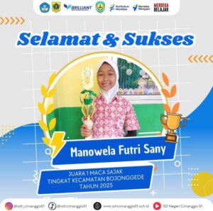 SD Negeri Cimanggis 01 Bojonggede Raih Berbagai Juara di O2SN, FLS2N 2025