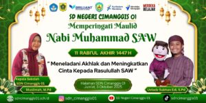 SD Negeri Cimanggis 01 Gelar Peringatan Maulid Nabi Muhammad SAW 2025