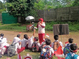 Semarak Kemerdekaan ke-81, SDN Cimanggis 01 Gelar Karnaval dan Lomba Mewarnai
